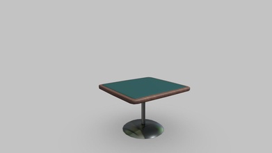 capillion classic wooden square cafe table - buy royalty free 3d model 3dia 945483d 3d print model - Mito3D