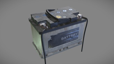 car battery - 3d model day9 c34dda3 3d print model - Mito3D