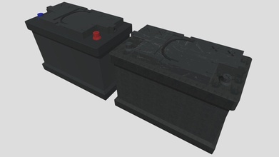 carro bateria limpar limpo enferrujado objeto livre poli baixar 3d modelo acbradio dc1a732 3d print model - Mito3D