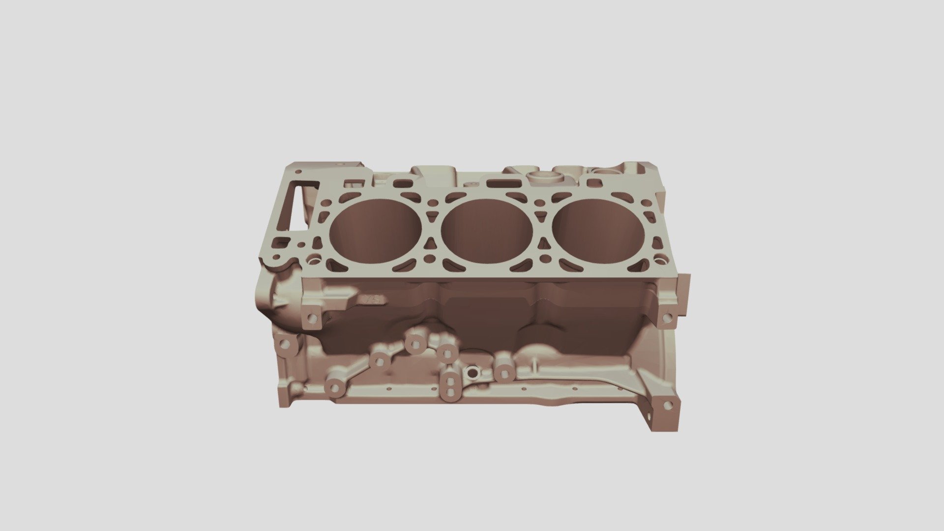 moteur de voiture - 3d modèle carbotech f6e6165 enigne modèleutilisé modification des fins validation via le logiciel cao un 3D print model - Mito3D