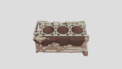 car engine - 3d model carbotech f6e6165 enigne modelused modification validation purposes via cad software 3d print model - Mito3D