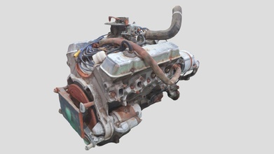 car engine - 3d model spacescan 6c7f317 3d print model - Mito3D
