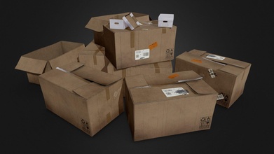 cardboard boxes - 3d model tim h eueruntergang 23b8a89 3d print model - Mito3D
