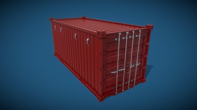 cargo container - download free 3d model sc8di 1a9e208 3d print model - Mito3D