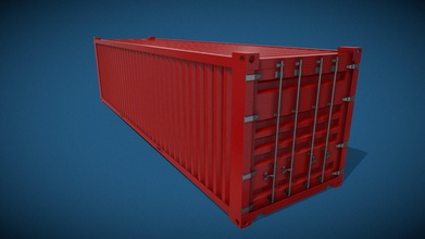 cargo container - download free 3d model sc8di e17bf31 3d print model - Mito3D