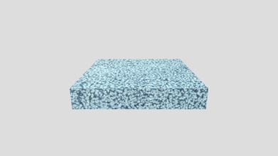 carlow blue commercial bush hammered - download free 3d model hardscape 27a31c6 limestone paving sample 3d print model - Mito3D