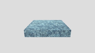 carlow blue commercial flamed - download free 3d model hardscape 2503c21 limestone paving sample 3d print model - Mito3D