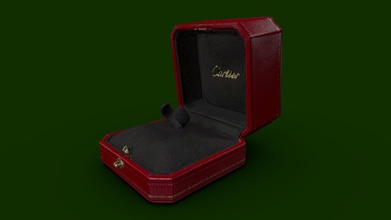 cartier ring box - buy royalty free 3d model chrisprice 810c445 scan empty 3d print model - Mito3D