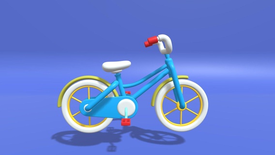 karikatür Şirin bisiklet satın almak telif Bedava 3d model Philip fırtına xingyun777 tekerlek toon çocuklar küçük binmek konuştu bisikletçi kız araç yarış stilize spor 3d print model - Mito3D