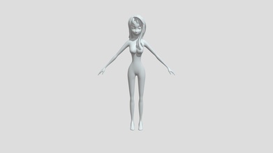 dibujos animados niña niño 3d modelo descargar gratis habla 45dba00 3d print model - Mito3D