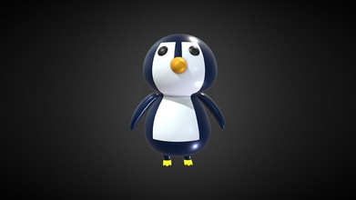 dibujos animados de pingüinos - descargar gratis 3d modelo axt shooter24994 3160c6c uso gratuito don&rsquo t olvides éxito como gracias 3d print model - Mito3D