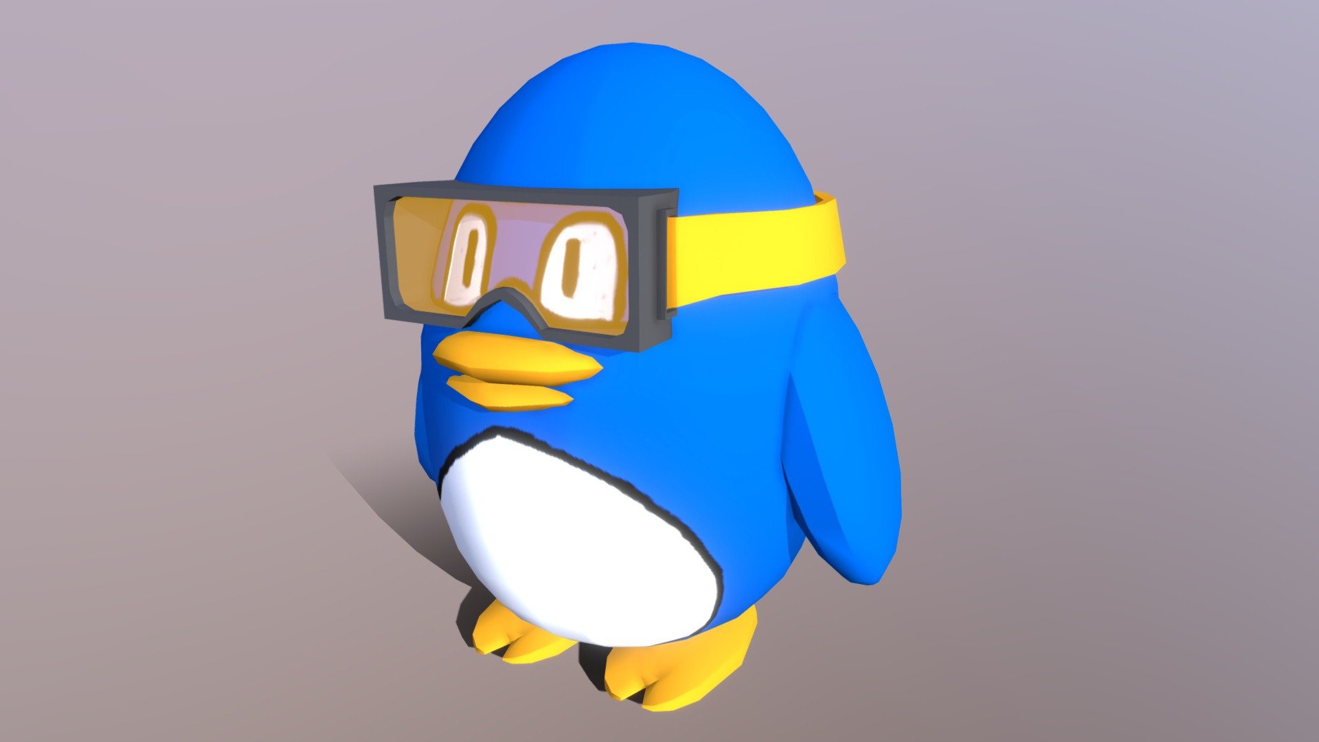 dibujos animados de pingüinos modelo personaje - descargar gratis 3d rasendan f9ace9a estilizada juguete colores 3D print model - Mito3D