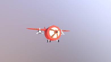cartoon plane - download free 3d model icercaglar f231947 rigged rotor 3d print model - Mito3D