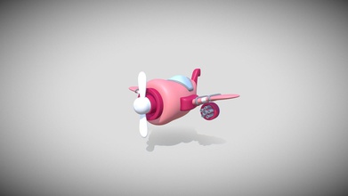 dibujos animados plano - descargar gratis 3d modelo johnchristian26 abb39b6 de avión modelado blender descarga gratuita 3d print model - Mito3D