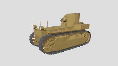 cartoon t1e1 cunningham light tank - buy royalty free 3d model chroma3d vendol21 9cf1dfc 3d print model - Mito3D