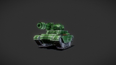 cartoon tank - 3d model holgcool 4ad6a65 3d print model - Mito3D