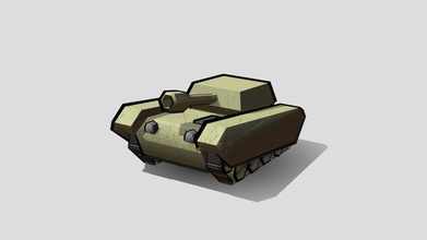 cartoon tiny toy tank - download free 3d model mre sauce d9460c4 wanted play around bit more texturing eventually got treds look nice to went out line since after loonking most tanks solid singular color rest didnt really feel if poped also idea low poly 3d print model - Mito3D