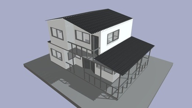 casa préfabriqué 2 niveaux 3d modèle cahurtado 232c7bf 3d print model - Mito3D
