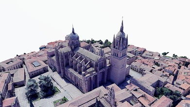 catedral Salamanca mapa românico gótico Comprar realeza livre 3d modelo Asen Asensio 164ffbd 3d print model - Mito3D