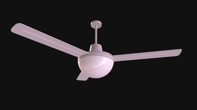 ceiling fan 1 - buy royalty free 3d model francescomilanese af9a4f8 3d print model - Mito3D