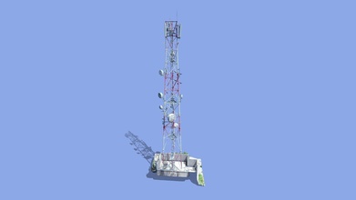 cell tower telecom mobile - buy royalty free 3d model libanciel 216f7e7 3d print model - Mito3D