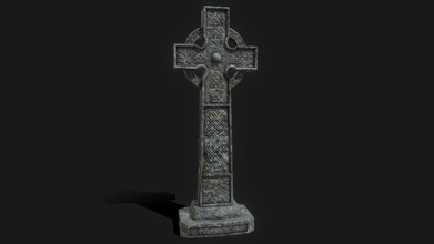 celtic cross grave stone - buy royalty free 3d model joan lp joanlahots ae3a283 3d print model - Mito3D