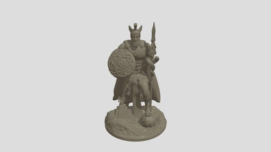 celtic god lugh miniature print - 3d model joel joelkilb 188ca66 3d print model - Mito3D