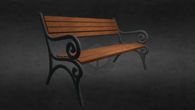 cemetery bench - download free 3d model dirk2020 c214a03 old other 3d print model - Mito3D