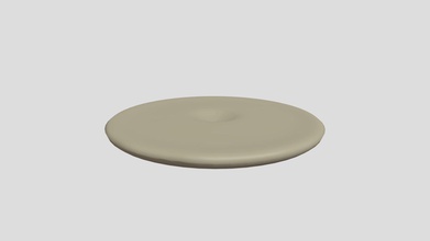 ceramic plate - 3d model vtp a53a6ab samantha caterson fall 2019 3d print model - Mito3D