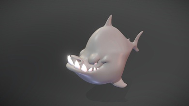 CG biscoito Tubarão baixar livre 3d modelo Jupiterrex 4431d75 3d print model - Mito3D
