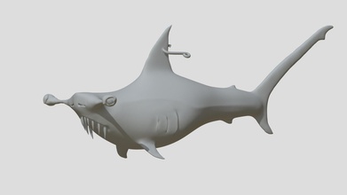 cg biscoito Tubarão escultura baixar livre 3d modelo lukejarrett 94b8e2a 3d print model - Mito3D