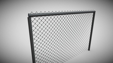 chain link fence - buy royalty free 3d model marc sawyer whitewash studio architecture whitewashstudio 14c91b0 3d print model - Mito3D