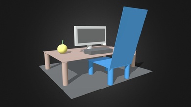 chair - download free 3d model aevp 8d4782a 3d print model - Mito3D