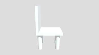chair - download free 3d model cyberemeka e0056da simple any dining scene comes blender file totally too perfect testing purposes commercial if you want 3d print model - Mito3D