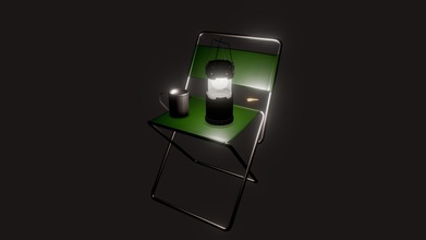 chair lamp - download free 3d model gribbox 9a8da94 3d print model - Mito3D