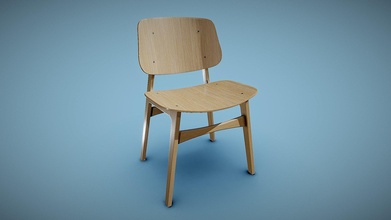 chair learn - download free 3d model benbeauart ce88a36 3d print model - Mito3D