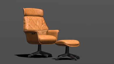 chair model test - 3d adhi123 2adbebe 3d print model - Mito3D