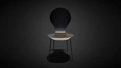 chair stuhl - download free 3d model el sharonelschwaab d73270f 3d print model - Mito3D