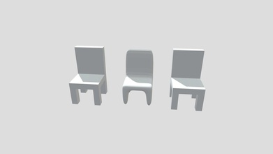 Stühle - kostenlos herunterladen 3d-Modell jose luis joseluisrodriguezbosquez bbcb0e8 basic modelliert 3d ohne modifier 3d print model - Mito3D