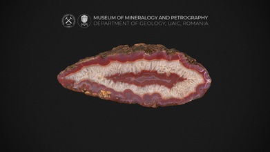 chalcedony quartz mineral - 3d model museum mineralogy petrography uaic mineralogypetrographymuseum d11dc5c 3d print model - Mito3D
