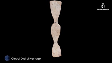 chalcolithic bone idol castilla-la mancha - download free 3d model global digital heritage globaldigitalheritage d250f68 3d print model - Mito3D