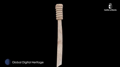 chalcolithic bone tool castilla-la mancha - download free 3d model global digital heritage globaldigitalheritage 90978c8 3d print model - Mito3D