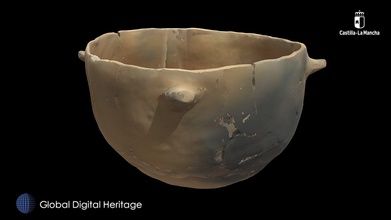 chalcolithic bowl castilla-la mancha - download free 3d model global digital heritage globaldigitalheritage 634787a 3d print model - Mito3D