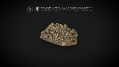 chalcopyrite baia mare mining area romania - 3d model museum mineralogy petrography uaic mineralogypetrographymuseum 78f3d93 3d print model - Mito3D