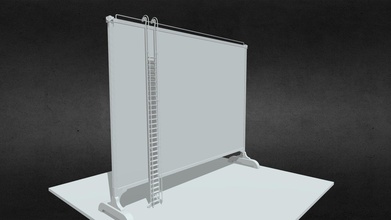 chalk board ladder - download free 3d model alexlemaev a284a6f 3d print model - Mito3D
