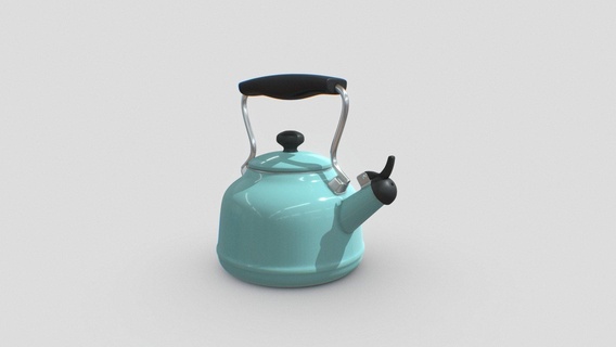 chantal vintage tea kettle - buy royalty free 3d model robertrestupambudi object drink teapot food pot cafe coffee restaurant retro breakfast antique classic hot collection beverage handle water old kitchen traditional liquid kitchenware boil design home shop 3d print model - Mito3D