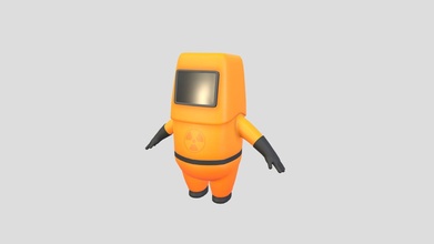 character092 protective suit - buy royalty free 3d model balucg 30021e2 3d print model - Mito3D