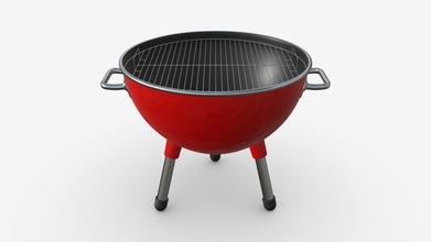 charbon de bois bouilloire grill petit - acheter des redevances gratuit modèle 3d hq3dmod aivisastics 483700f 3d print model - Mito3D