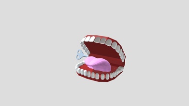 chiacchiere denti 3d modello vic pi vicpanzu 96fdbaa 3d print model - Mito3D