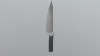 chef knife - 3d model bilbag ff16f3f texture made blender 28 3d print model - Mito3D